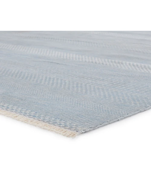 Jaipur Living Adler Tribal Sky Blue/ Ivory Area Rug (8'X10')