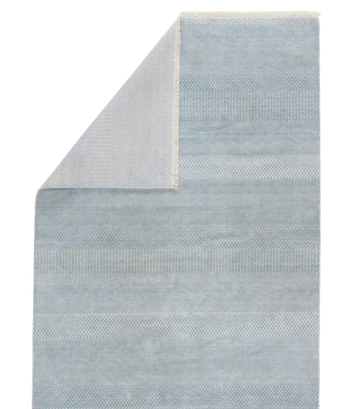 Jaipur Living Adler Tribal Sky Blue/ Ivory Area Rug (8'X10')