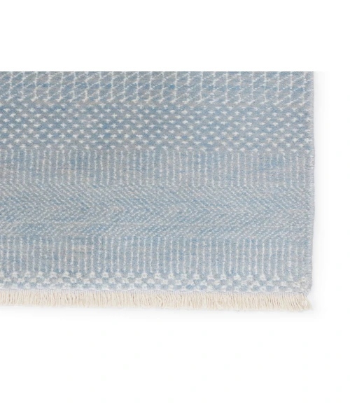 Jaipur Living Adler Tribal Sky Blue/ Ivory Area Rug (8'X10')