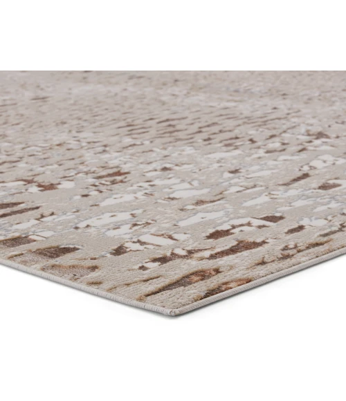 Nikki Chu by Jaipur Living Kimball Animal Beige/ Bronze Runner Rug (2'2"X8')