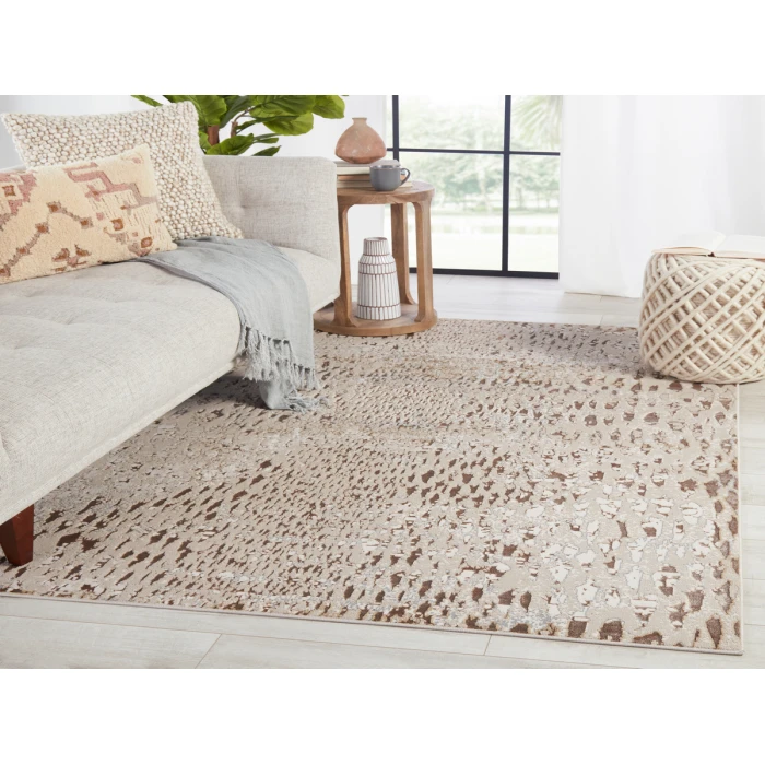 Jaipur Living Malilla By Nikki Chu Beige MLI03 18 in. Swatch Square Rug