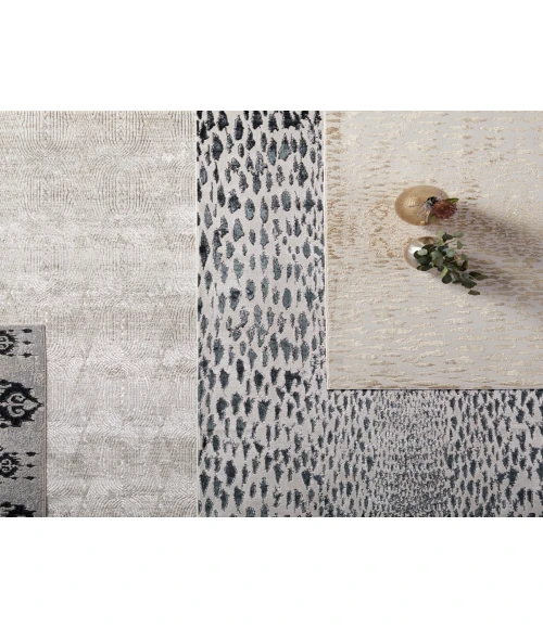 Nikki Chu by Jaipur Living Kimball Animal Beige/ Bronze Runner Rug (2'2"X8')