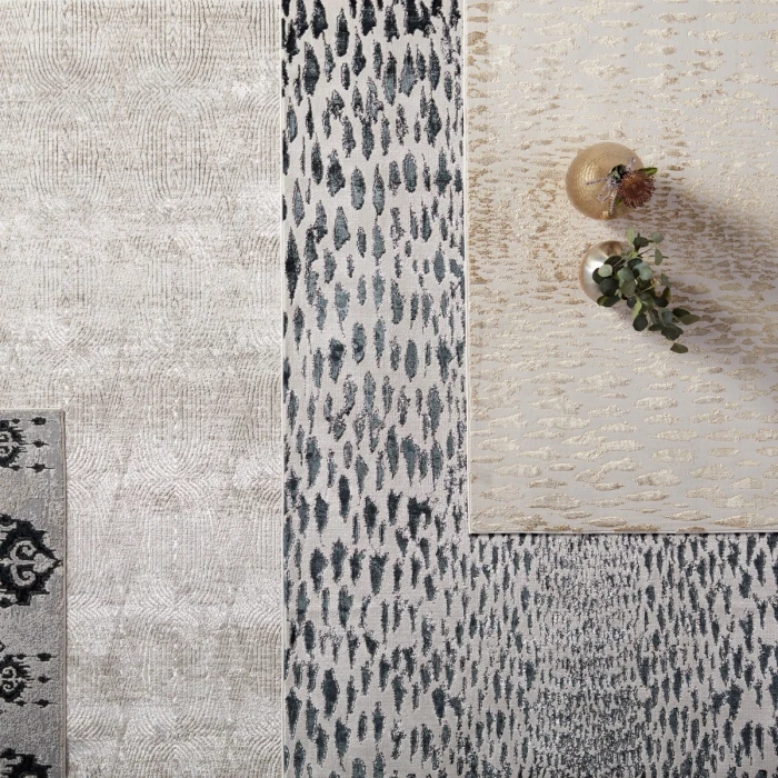 Nikki Chu by Jaipur Living Kimball Animal Dark Blue/ Ivory Runner Rug (2'2"X8')