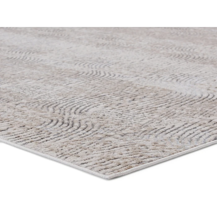 Nikki Chu by Jaipur Living Jaco Trellis Cream/ Gray Area Rug (9'6"X13')
