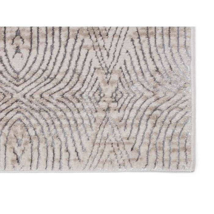 Nikki Chu by Jaipur Living Jaco Trellis Cream/ Gray Area Rug (9'6"X13')