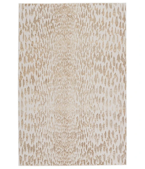 Nikki Chu by Jaipur Living Kimball Animal Ivory/ Gold Area Rug (9'6"X13')