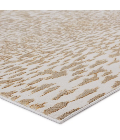 Nikki Chu by Jaipur Living Kimball Animal Ivory/ Gold Area Rug (9'6"X13')
