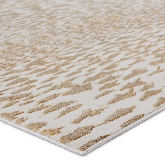Nikki Chu by Jaipur Living Kimball Animal Ivory/ Gold Area Rug (7'10"X10'6")