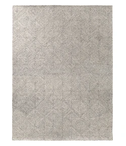 Jaipur Living Traditions Made Modern Tufted Exhibition MMT19 White - Dark Gray 9 ft. X 12 ft. Rectangle Rug