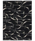 Nikki Chu by Jaipur Living Noir Handmade Abstract Black/ White Area Rug 8'X10'
