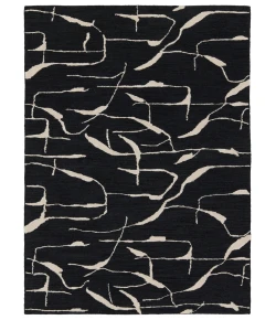 Jaipur Living Mallino By Nikki Chu Noir MNK01 Black - White 9 ft. X 12 ft. Rectangle Rug