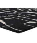 Nikki Chu by Jaipur Living Noir Handmade Abstract Black/ White Area Rug 8'X10'