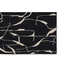Nikki Chu by Jaipur Living Noir Handmade Abstract Black/ White Area Rug 8'X10'