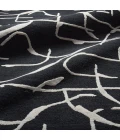 Nikki Chu by Jaipur Living Noir MNK01 Handmade Abstract Black and White Area Rug (10'x14')