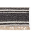 Vibe by Jaipur Living Strand Indoor/ Outdoor Striped Dark Gray/ Beige Area Rug (5'X8')