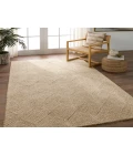 Jaipur Living Castellan Handmade Chevron Tan/Ivory Area Rug 10'X14'