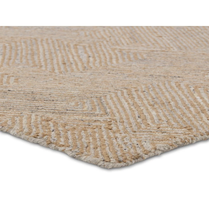 Jaipur Living Friesian Handmade Chevron Tan/Gray Area Rug 5'X8'