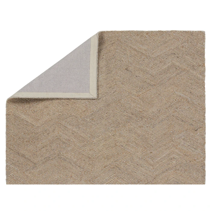 Jaipur Living Friesian Handmade Chevron Tan/Gray Area Rug 5'X8'