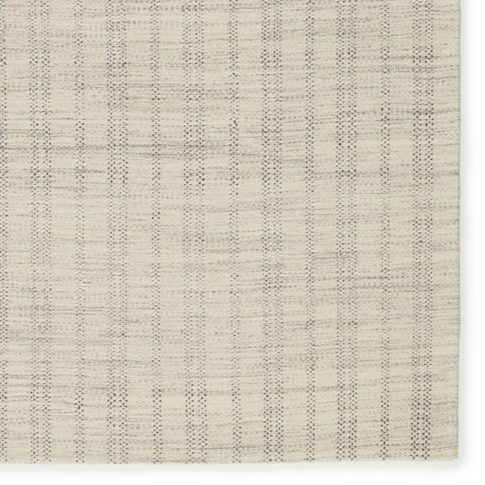 Jaipur Living Marietta Handmade Striped Cream/ Black Area Rug 9'X12'