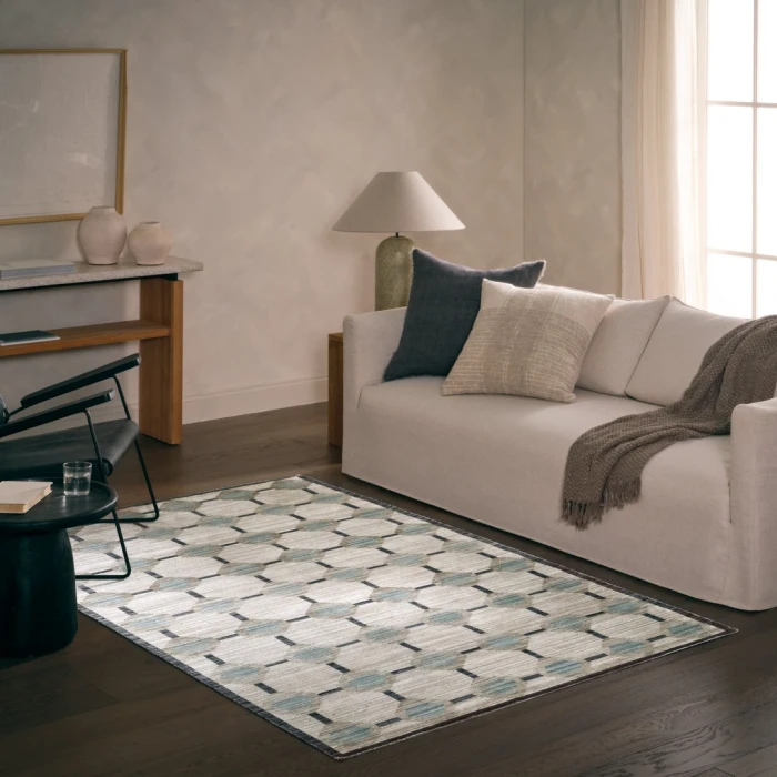 Jaipur Living Alaric Power Loomed Modern/Contemporary Blue/Gray Runner (3'X10' RNR)