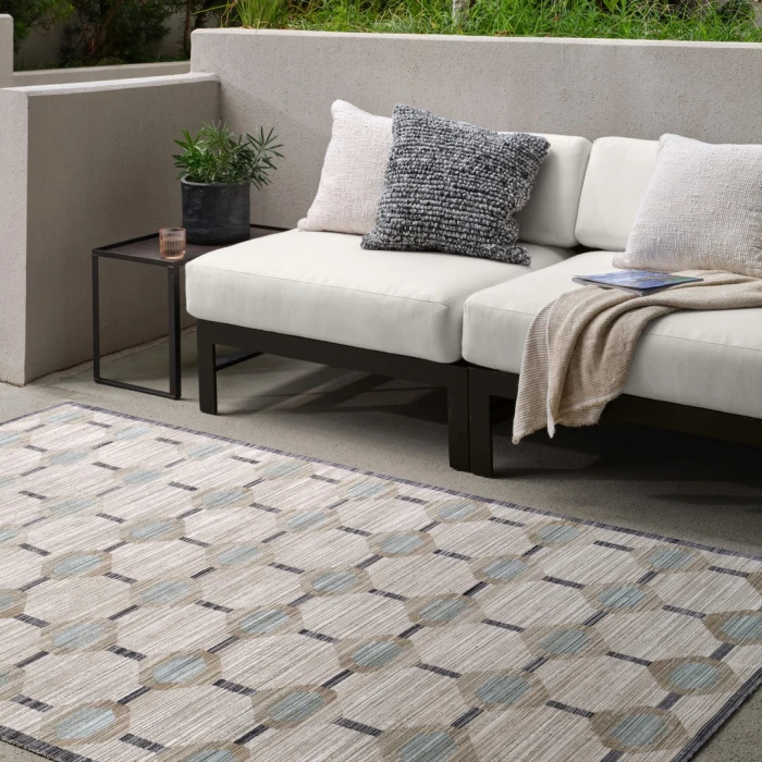 Jaipur Living Alaric Power Loomed Modern/Contemporary Blue/Gray Runner (3'X10' RNR)