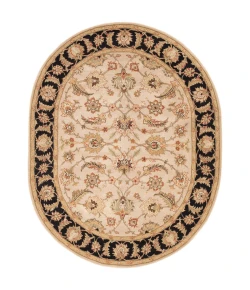 Jaipur Living Mythos Selene MY02 Beige/Black 8 ft. X 10 ft. Oval Rug