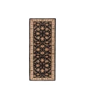 Jaipur Living Selene Handmade Floral Black/ Beige Runner Rug (2'6"X6')