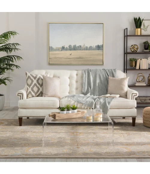 Jaipur Living Abers Handmade Floral Gray/ Beige Area Rug (12'X18')