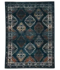 Vibe by Jaipur Living Lia Medallion Blue/ Rust Area Rug (7'10"X11'1")