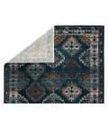 Vibe by Jaipur Living Lia Medallion Blue/ Rust Area Rug (7'10"X11'1")