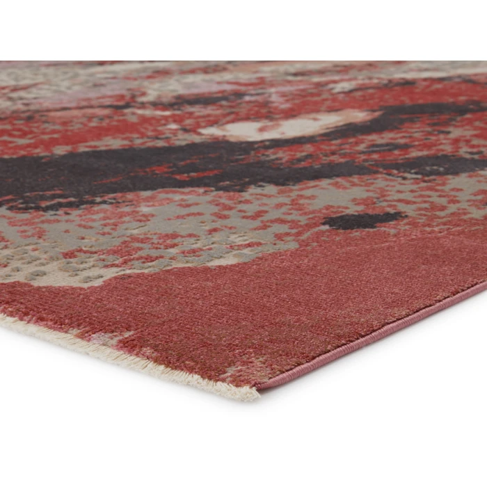 Vibe by Jaipur Living Emeline Abstract Pink/ Red Area Rug (7'10"X11'1")