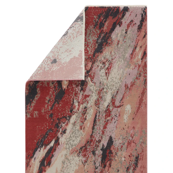 Vibe by Jaipur Living Emeline Abstract Pink/ Red Area Rug (7'10"X11'1")