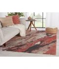 Vibe by Jaipur Living Emeline Abstract Pink/ Red Area Rug (7'10"X11'1")