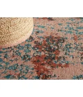 Vibe by Jaipur Living Zea Trellis Pink/ Teal Area Rug (7'10"X11'1")