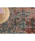 Vibe by Jaipur Living Zea Trellis Pink/ Teal Area Rug (7'10"X11'1")