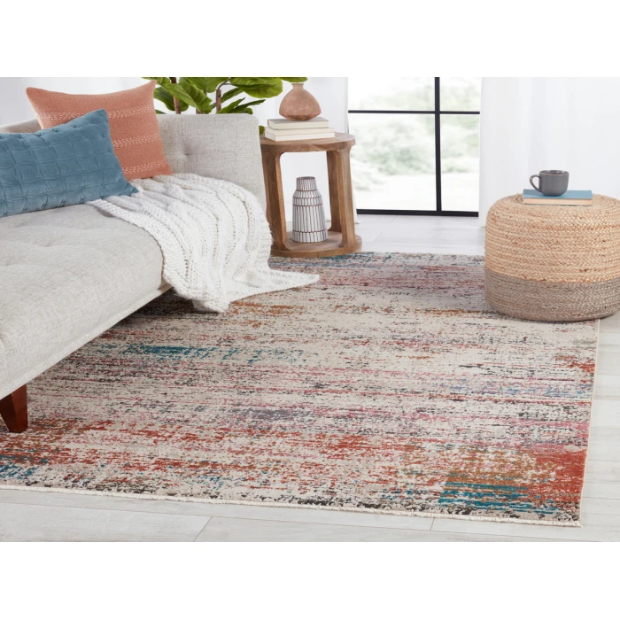 Vibe by Jaipur Living Starla Abstract Multicolor/ Cream Area Rug (7'10"X11'1")