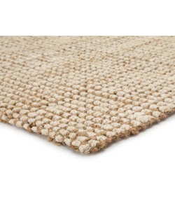 Jaipur Living Naturals Lucia Mayen NAL02 White/Tan 2 ft. 6 in. X 9 ft. Rectangle Rug