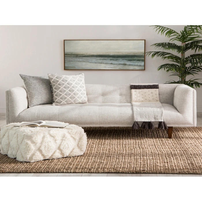 Jaipur Living Achelle Natural Solid Taupe Runner Rug 2'6"X12'