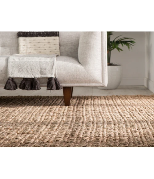 Jaipur Living Achelle Natural Solid Taupe Area Rug (4'X6')