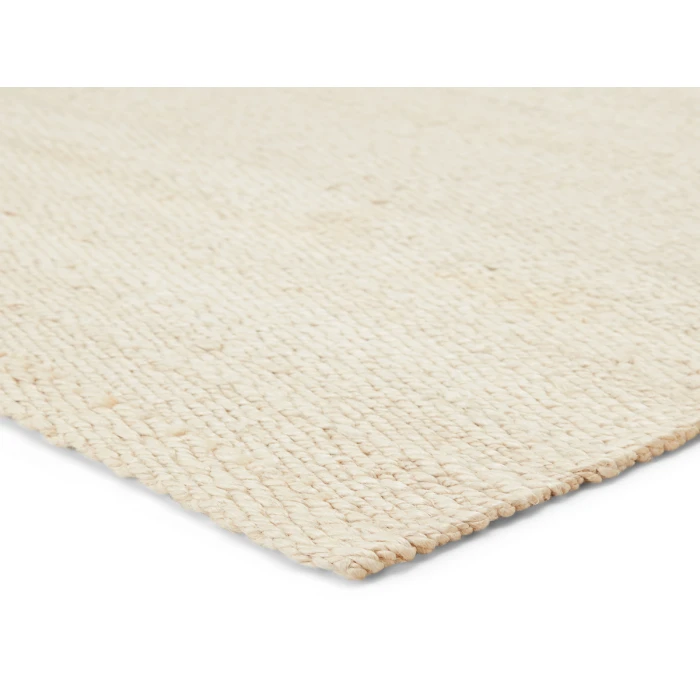 Jaipur Living Hutton Natural Solid White Runner Rug 2'6"X12'