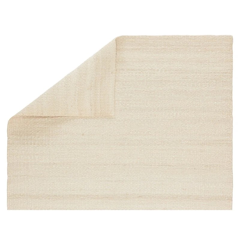 Jaipur Living Hutton Natural Solid White Runner Rug 2'6"X10'