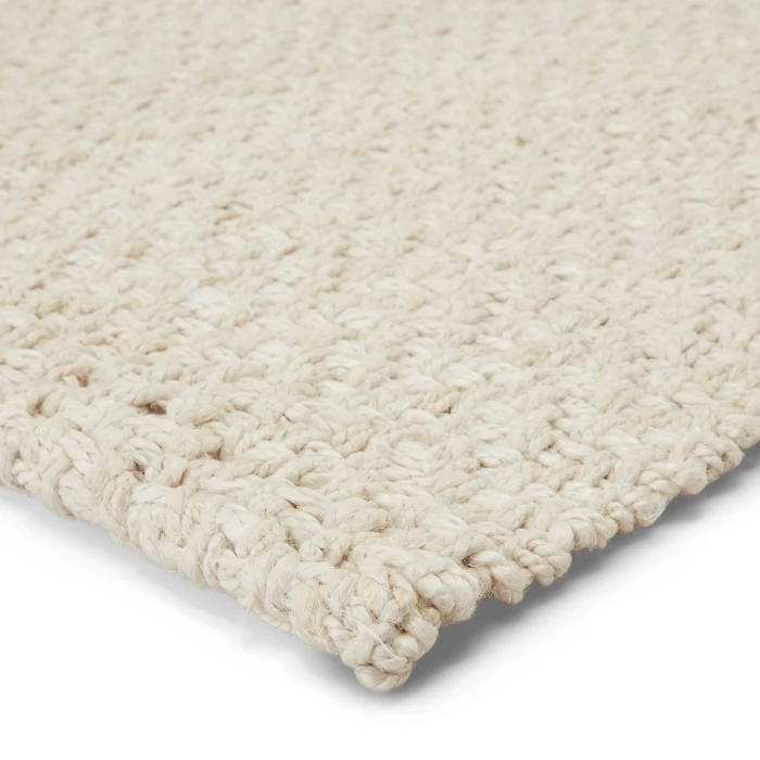 Jaipur Living Tracie Natural Solid White Runner Rug 3'X10'