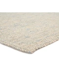 Jaipur Living Bluffton Natural Solid Ivory/ Blue Area Rug (9'X12')