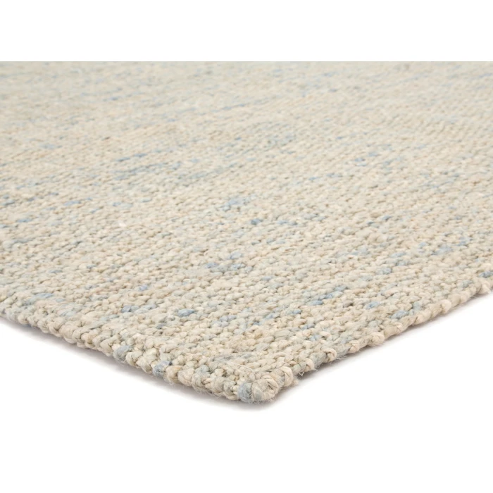 Jaipur Living Bluffton Natural Solid Ivory/ Blue Area Rug (9'X12')
