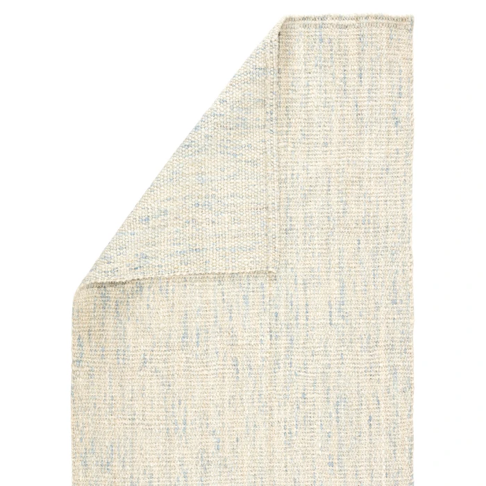 Jaipur Living Bluffton Natural Solid Ivory/ Blue Area Rug (9'X12')