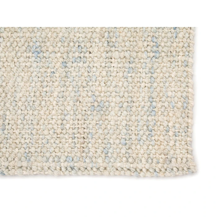 Jaipur Living Bluffton Natural Solid Ivory/ Blue Area Rug (9'X12')