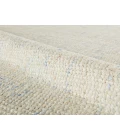 Jaipur Living Bluffton Natural Solid Ivory/ Blue Area Rug (9'X12')