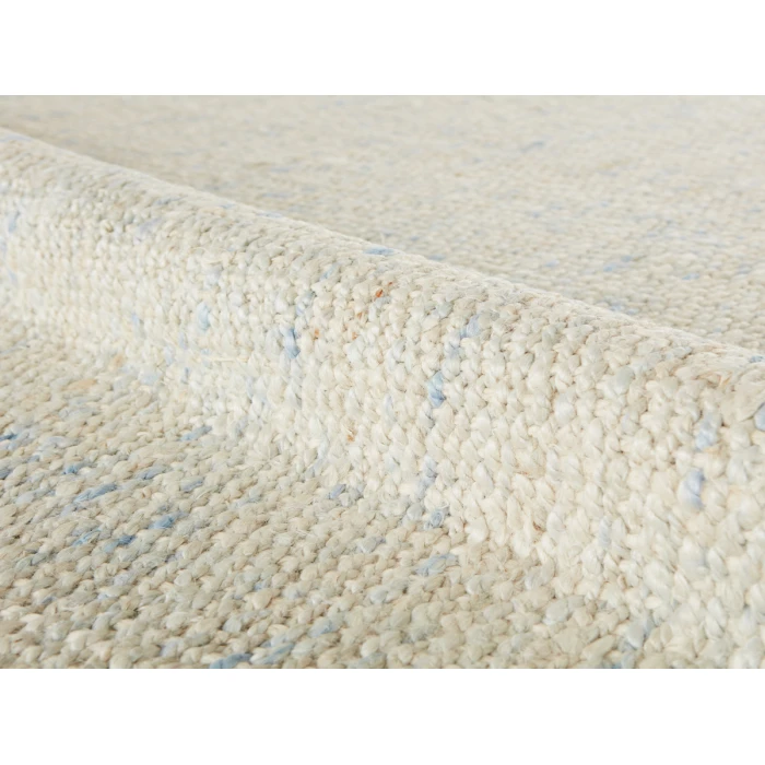 Jaipur Living Bluffton Natural Solid Ivory/ Blue Area Rug (9'X12')