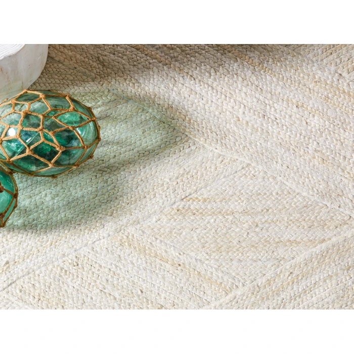 Jaipur Living Vero Natural Trellis Ivory Round Area Rug 8' RND