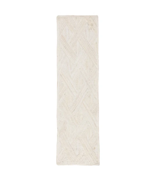 Jaipur Living Vero Natural Trellis Ivory Runner Rug (2'6"X9')